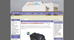 Desktop Screenshot of h2o-air.com